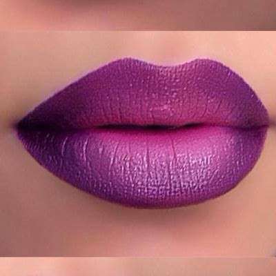 Ombre lip viola e rosa