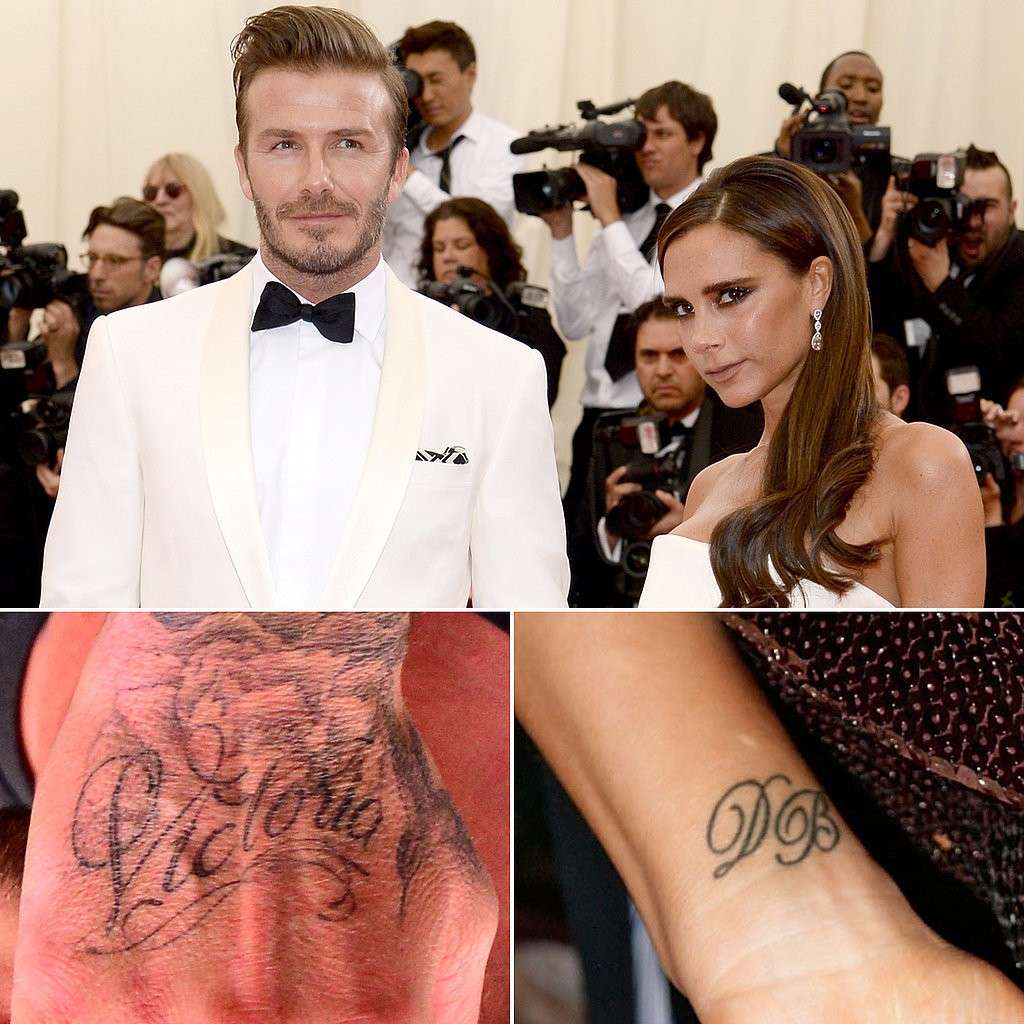I tatuaggi di Victoria e David Beckham