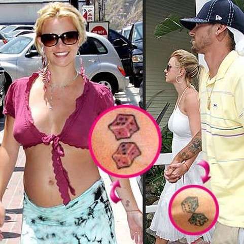 Il tattoo di Britney Spears e Kevin Federline