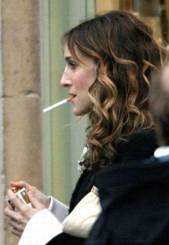 Sarah Jessica Parker con la sigaretta