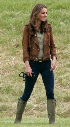 Kate Middleton con look country
