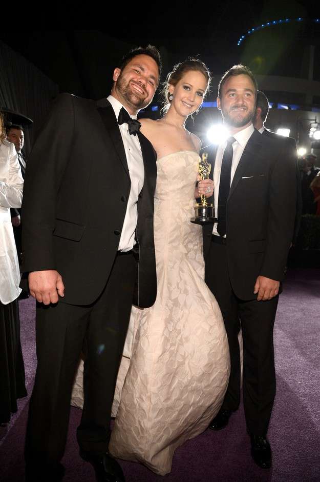 Jennifer Lawrence insieme ai fratelli