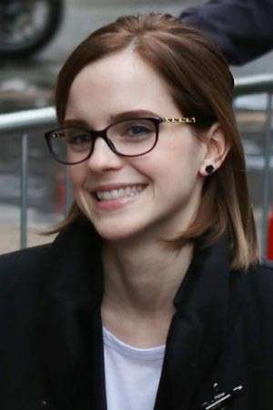 Emma Watson con occhiali da vista