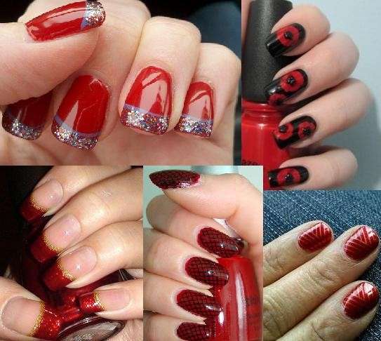 Idee per la nail art rossa