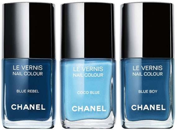 Varie tonalità di azzurro di Chanel