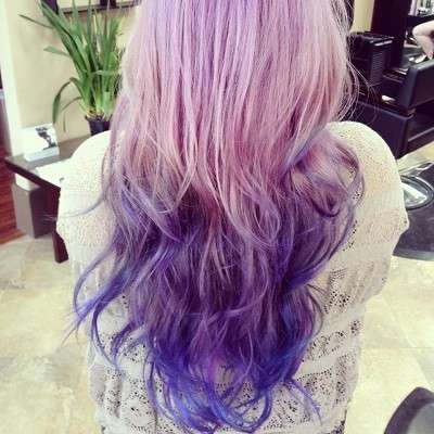 Clombrè hair rosa e viola
