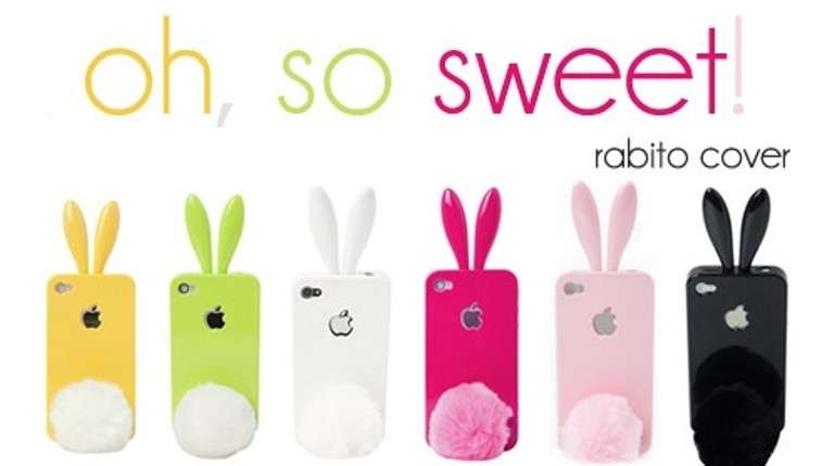 Cover per Iphone con orecchie di coniglio