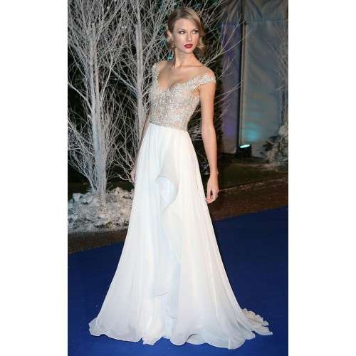 L'abito bianco di Taylor Swift