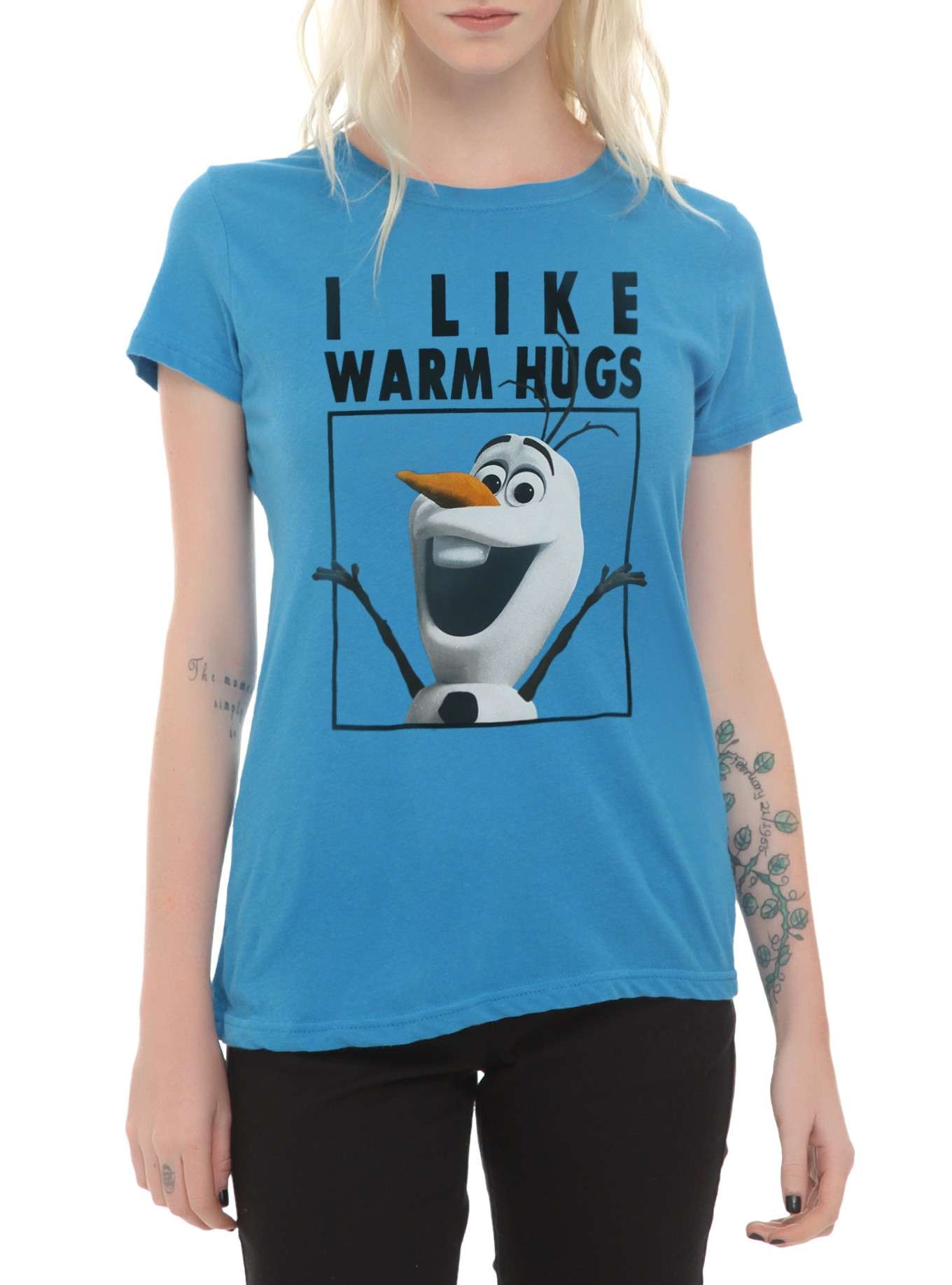 Maglietta di Olaf e caldi abbracci