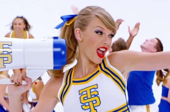 Taylor Swift ragazza pon-pon nel video