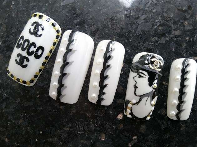 Sticker nail di Chanel