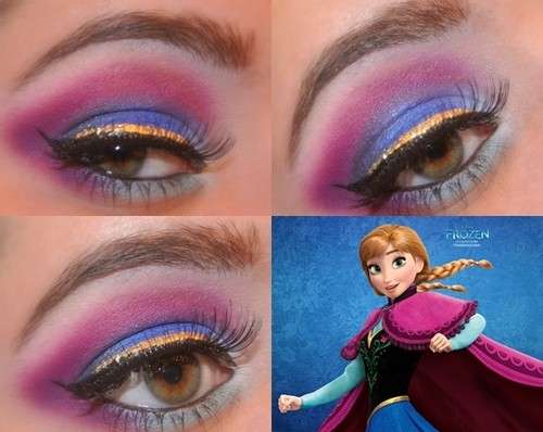 Il make up di Anna di Frozen