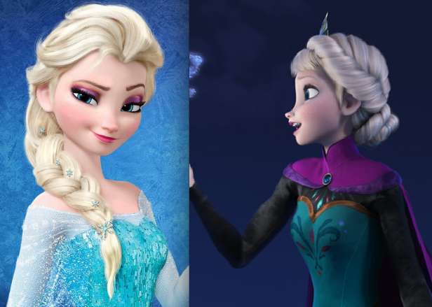 La treccia e lo chignon di Elsa