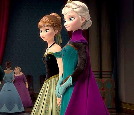Lo chignon di Elsa e Anna