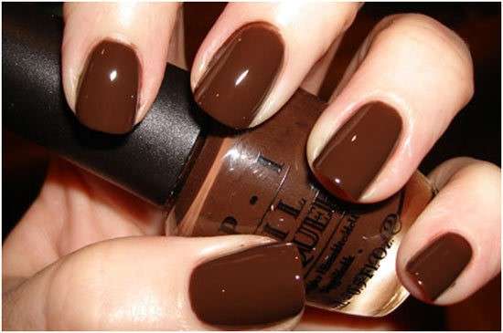 Nail art cioccolato