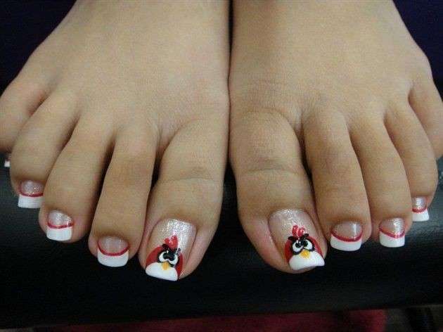 La pedicure di Angry Birds