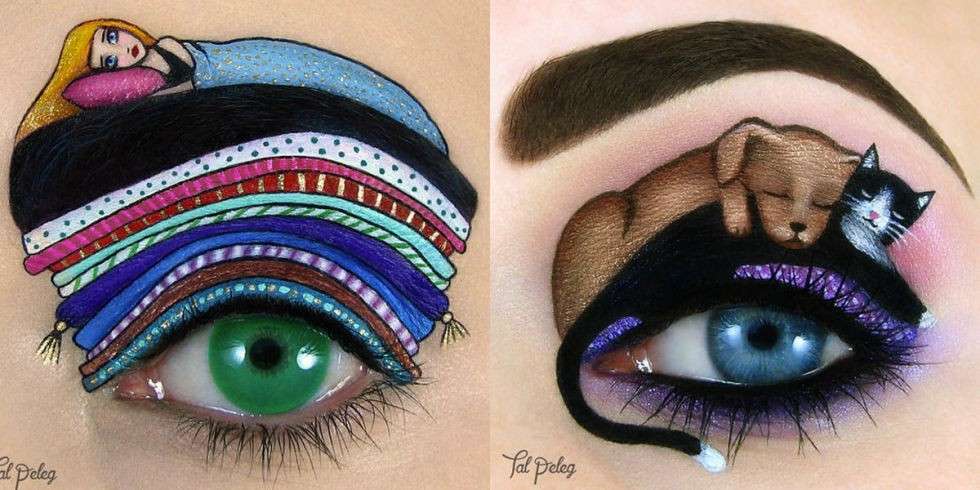 Due lavori di makeup di Tal Peleg