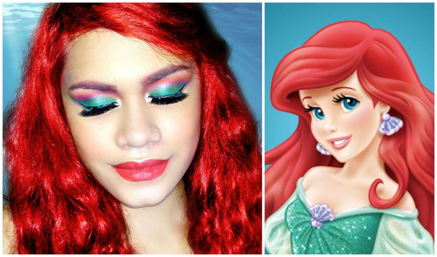Idea di makeup come Ariel