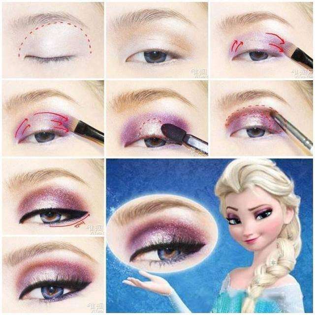 Il makeup di Elsa di Frozen