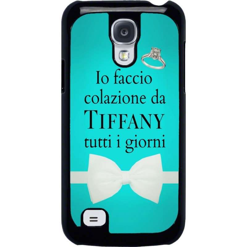 Cover colazione da Tiffany con bordo nero in silicone