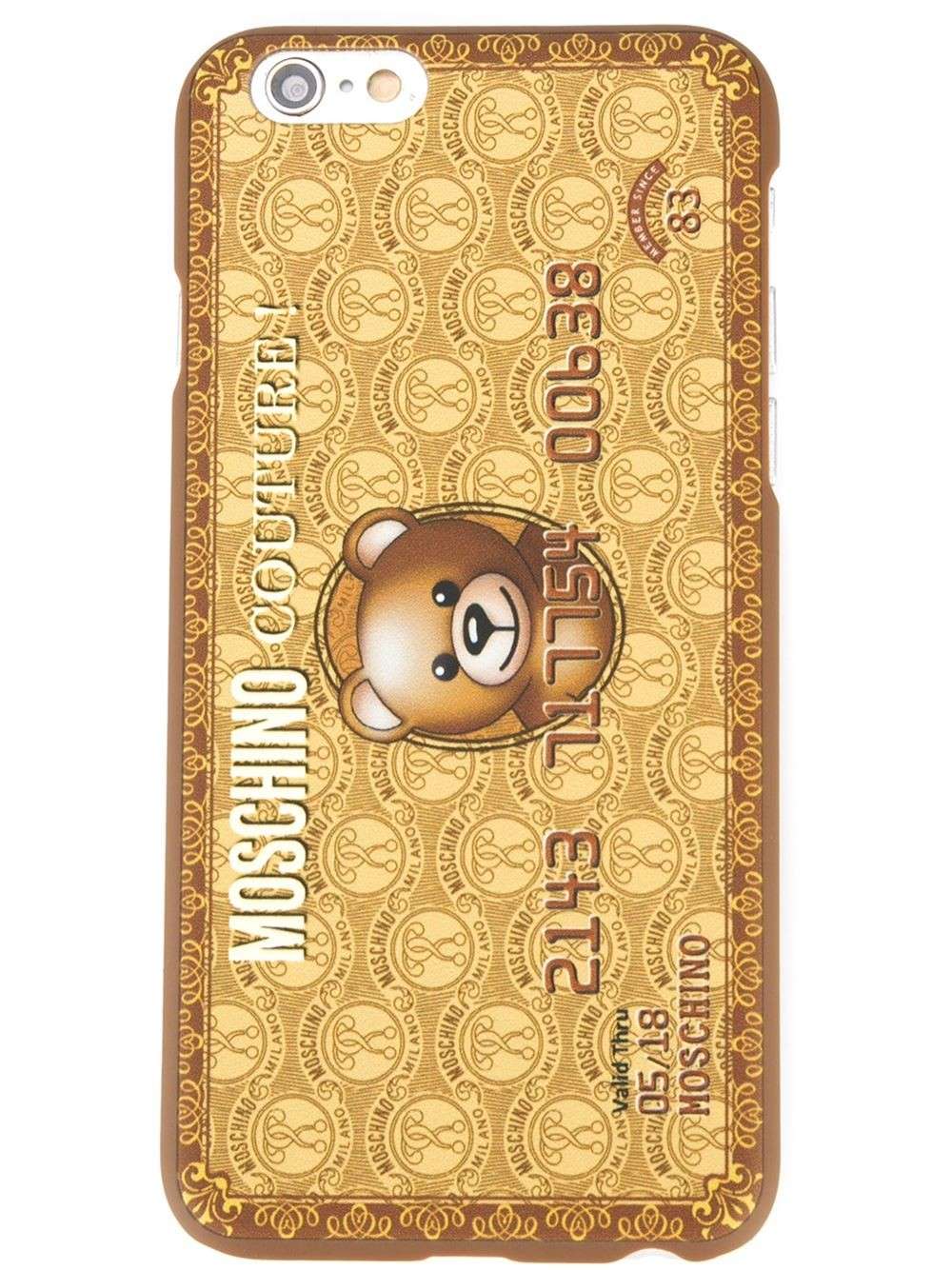 Cover con carta di credito con orso