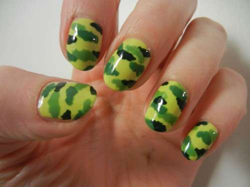 Camouflage nails