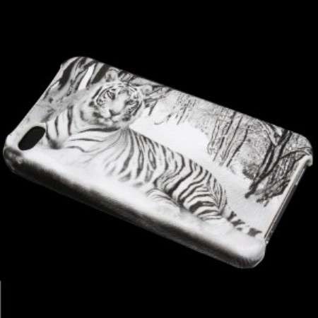 Elegante cover con tigre delle nevi
