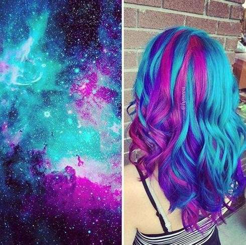Galaxy hair su Instagram