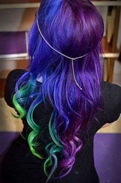 Galaxy hair con vari colori