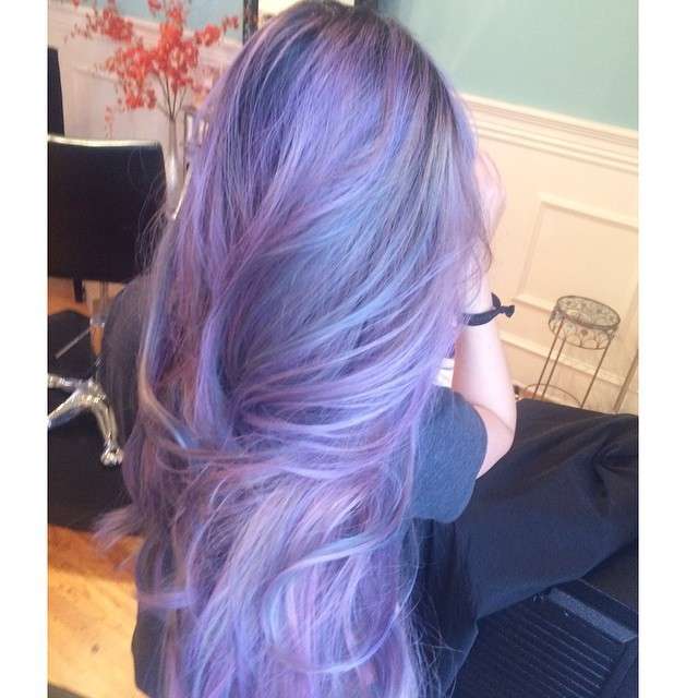 Pastel Galaxy Hairstyle