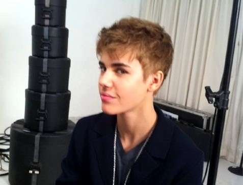 Uno dei tagli di capelli di Justin Bieber