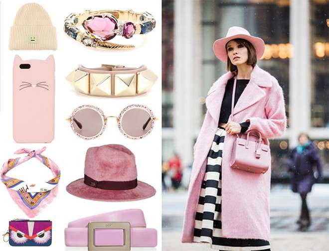 Outfit e accessori color rosa pastello