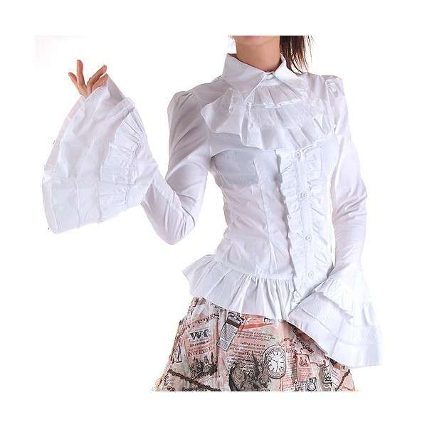White victorian shirt