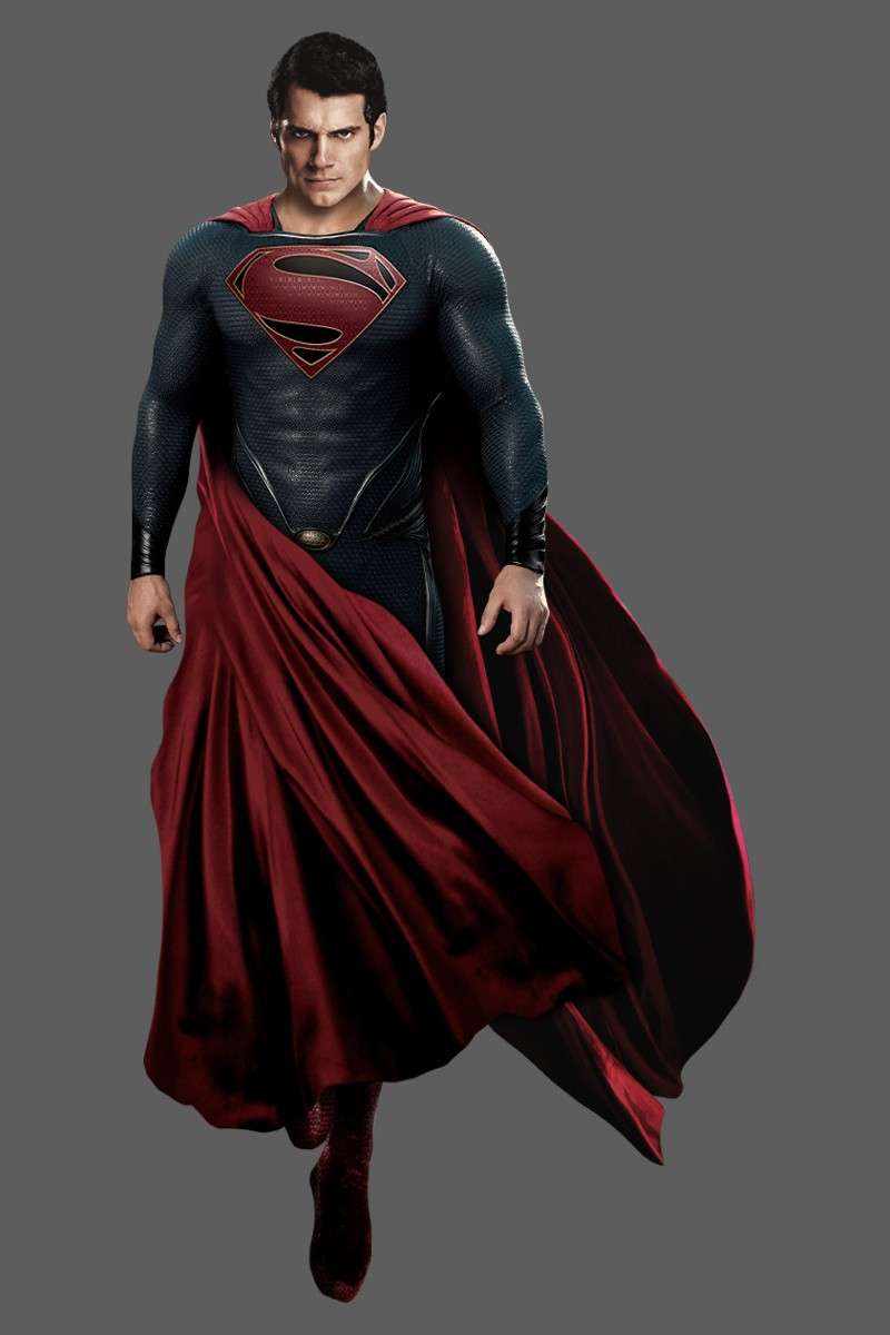 Superman con il mantello