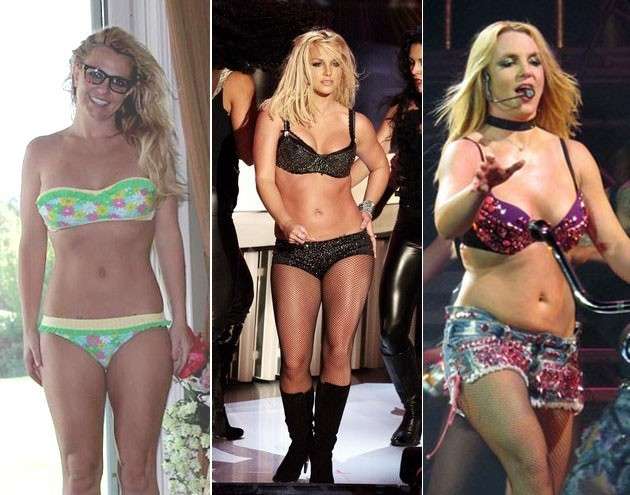 Britney Spears ingrassata e dimagrita