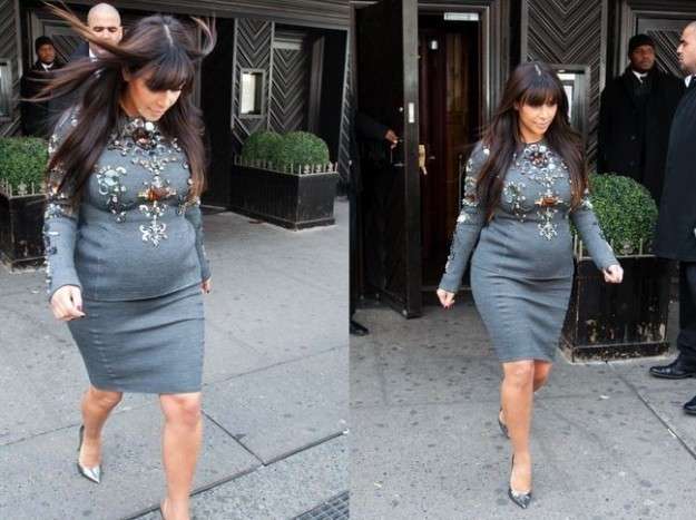 Kim Kardashian è ingrassata con la gravidanza