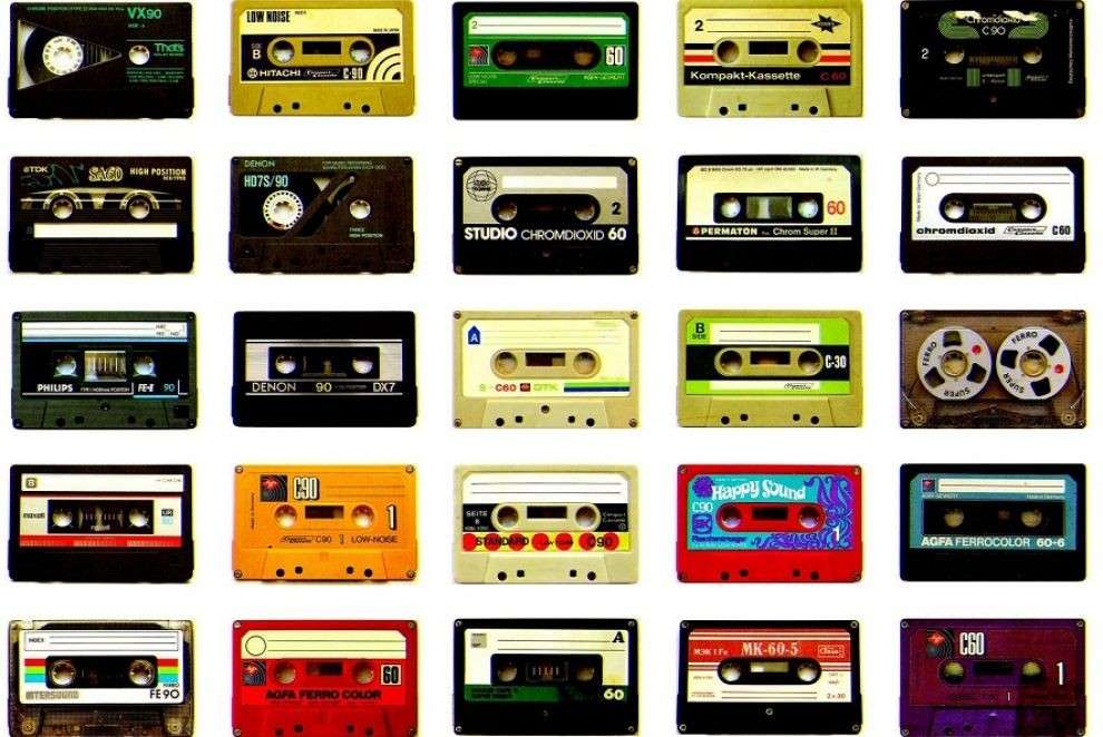 Le audiocassette degli anni 90