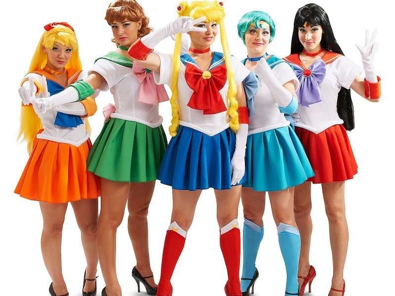 Sailor Moon, travestimento di gruppo per Carnevale