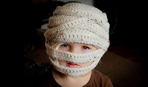 Cappello da mummia per l'inverno