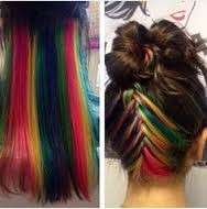 Mille colori con i secret rainbow hair