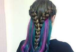 Secret rainbow hair su capelli lunghi
