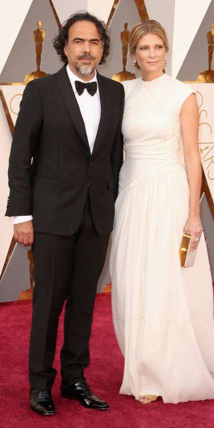 Alejandro González Iñárritu e Maria Eladia agli Oscar 2016
