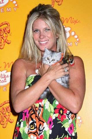 Rachel Hunter è amante dei gatti