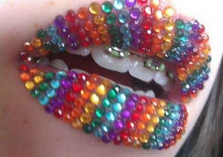 Crystal lips multicolor 