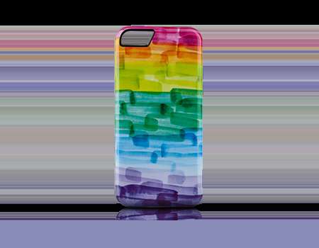 Cover con arcobaleno colorato