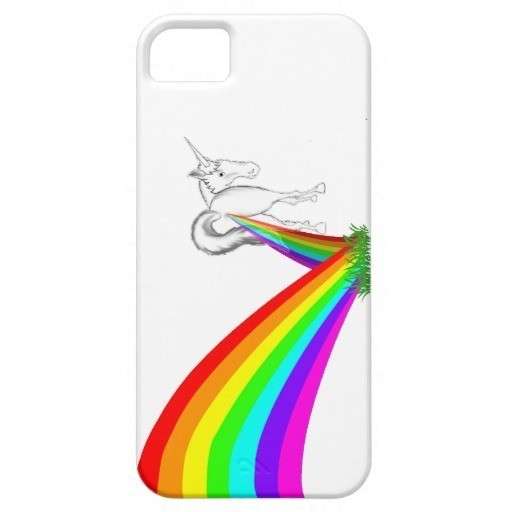 Cover con arcobaleno e unicorno