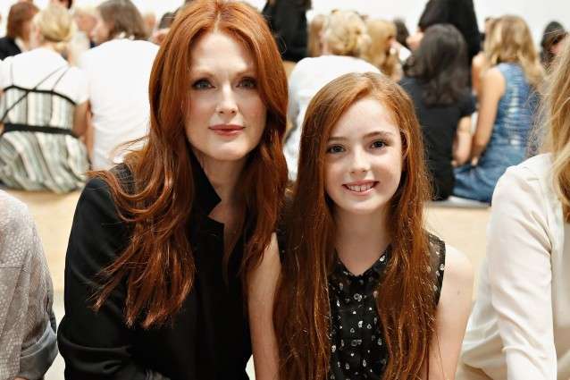 Julianne Moore con la figlia Liv