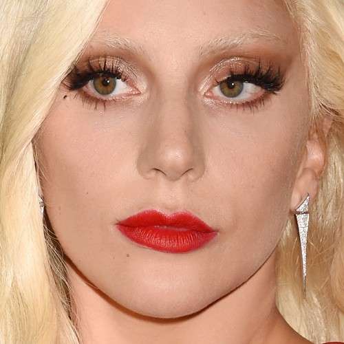 Occhi truccati di Lady Gaga