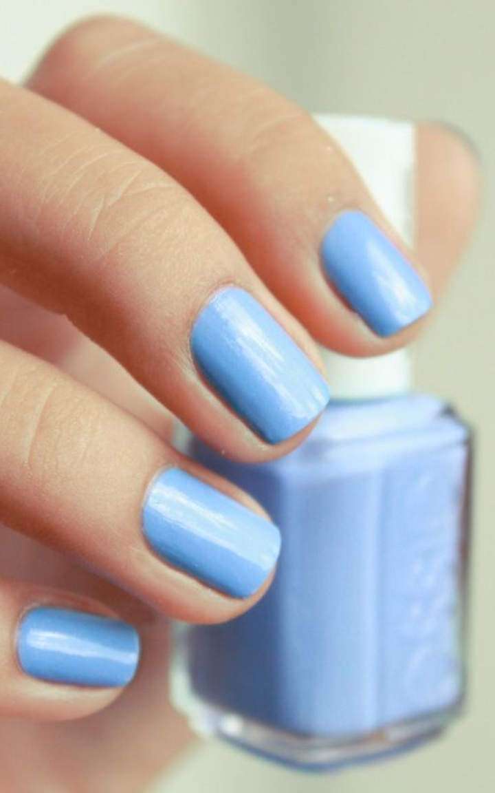 Semplice nail art Blue Serenity