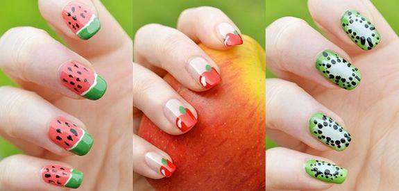 Nail art con frutta